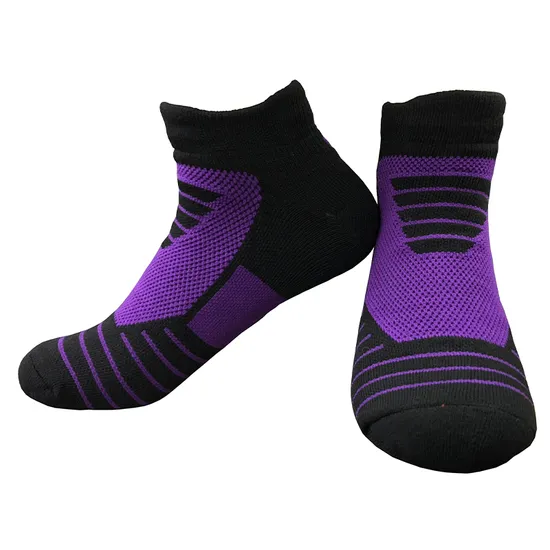 Premium Black and White Striped Basketball Socks for Sports