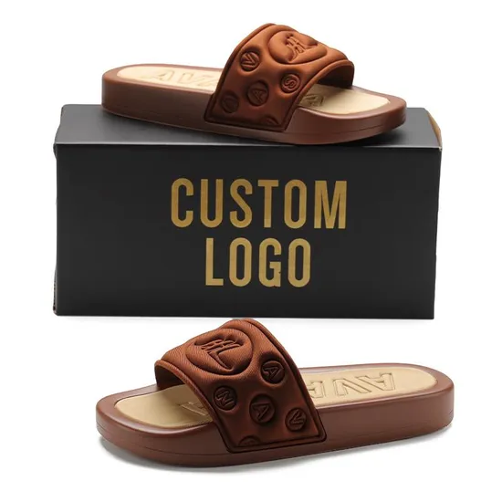 Henghao Quality Custom Logo Slippers Unisex Custom Cotton Drag Warm Slide Slipper