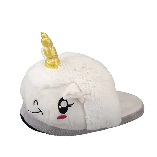 Unisex Unicorn Slippers Cozy Plush Indoor Outdoor Women Slippers
