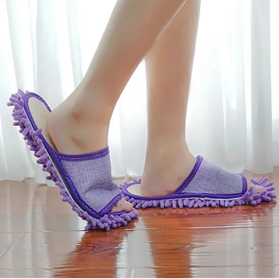 Microfiber Mop Cleaning House Slippers