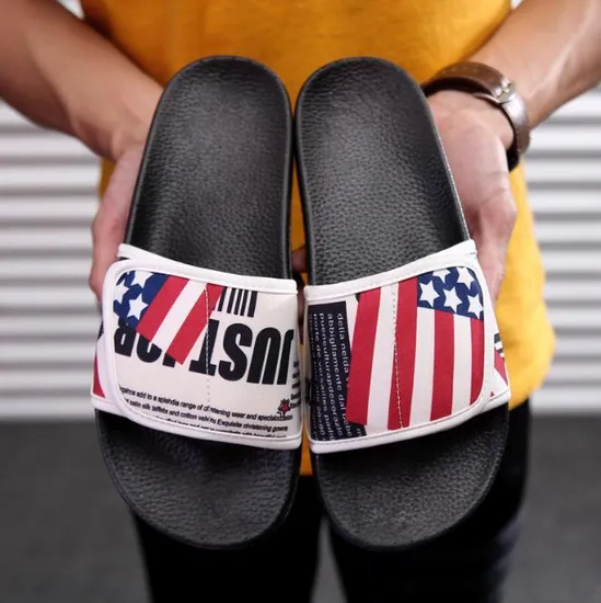 Latest Design EVA Slides Custom Logo Summer Slippers Beach Sandals
