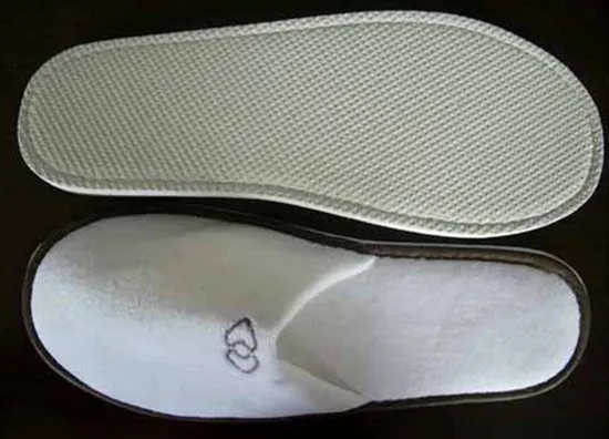 Velour Terry Slipper /Open Toe Slipper