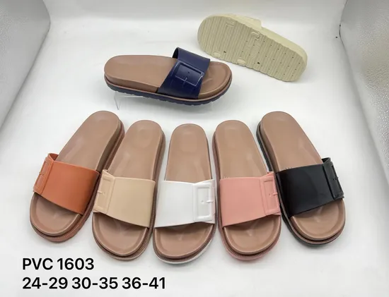 PVC Fashion Slipper for Women Lady Shoes