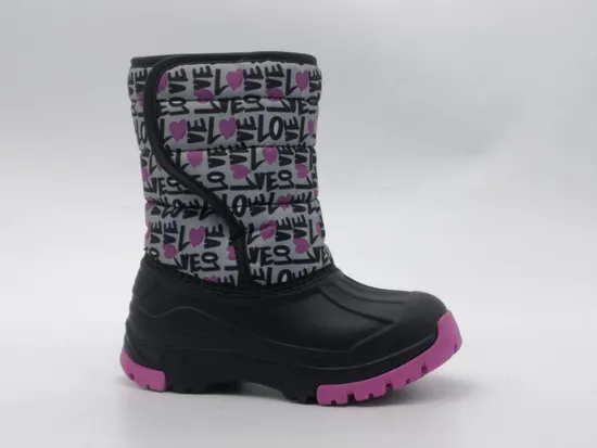 Whoelsale New Winter Warm Wear-Resistance Snow Boots Children
