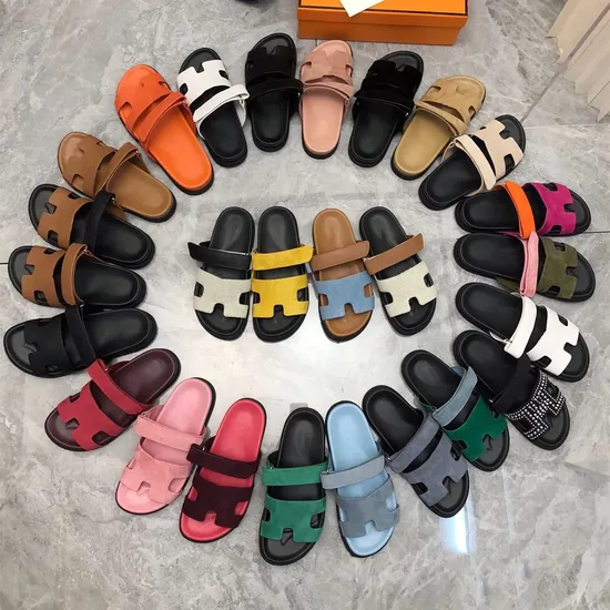 Designer Sandals Women Slippers Genuine Leather High-End Brand Luxury Summer Men Comfortable