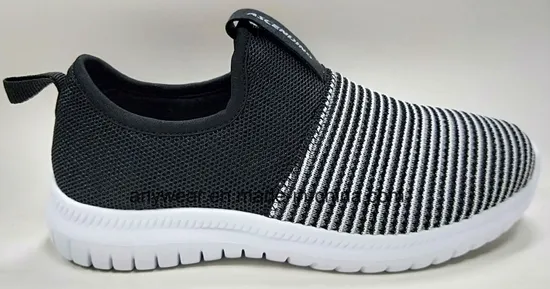 Leisure Womens Footwear Mesh Light Walking Comfort Shoes (517-219)