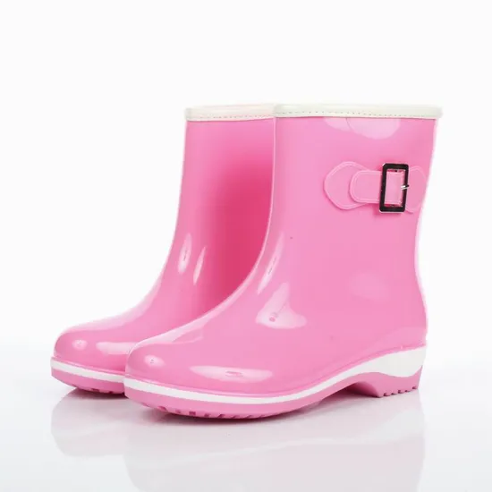 New Fashion PVC Rain Shoes, Popular Style Kid Rain Shoes, Kid Transparent Boots, Popular Child Boots, Vogue Children Rain Shoes China