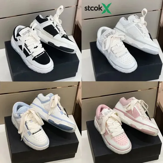 Running Shoes Women Designer Bones Leather Sneakers Luxury Skeleton Brand Original Fashionable