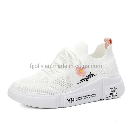 2022 White Student Shoes Breathable Lady Shoes Ready to Ship