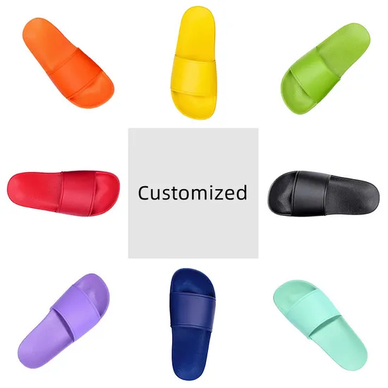 Customized Logo Slides, Sports Slippers, Sports Shoes for Men and Women