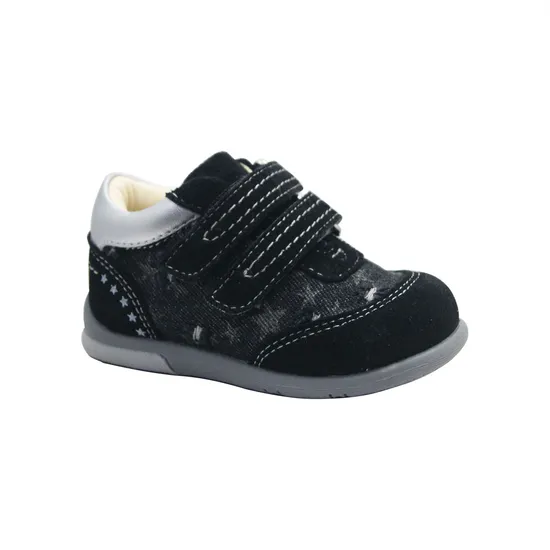 Baby Soft Leather Stable Walking Shoes with Removable Arch Support Insole