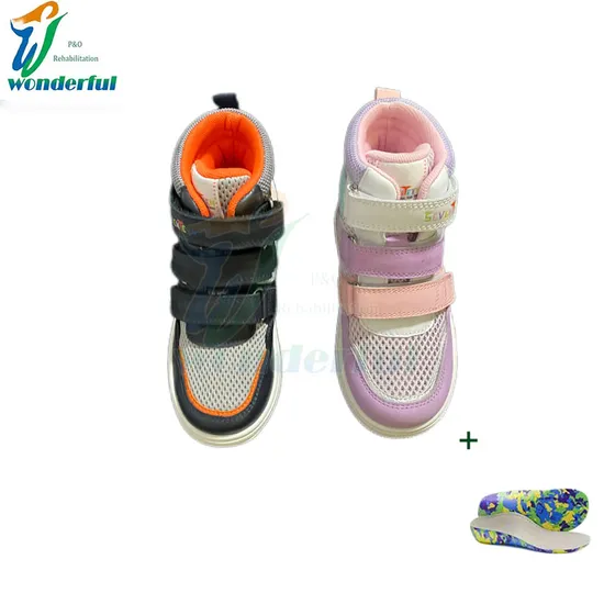 Comfortable and Supportive Non-Slip Shoes for Everyday Use Flat Foot Correction Knee Ankle Orthosis Factory Price Children′s Corrective Shoes Corrective Insoles