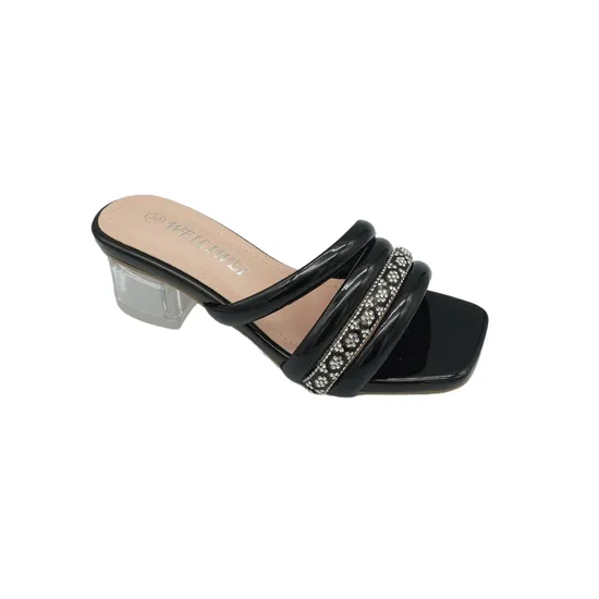 2024 OEM Guaranteed Quality Stripe Glass Heels Children Outdoors Shoes