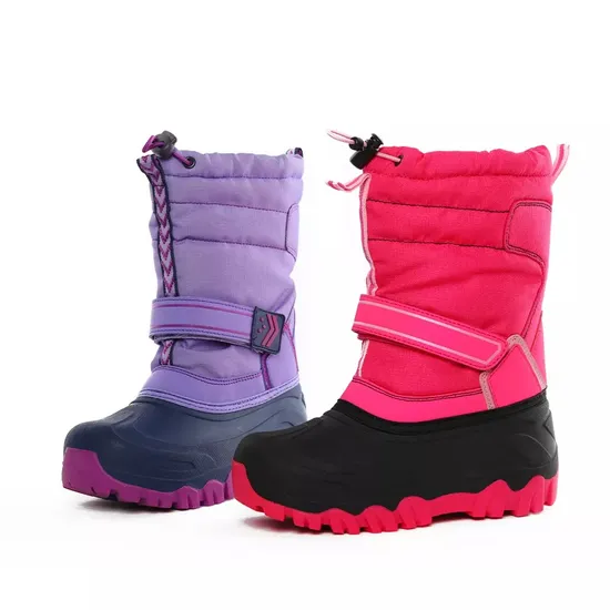 The Best Children′s Winter Snow Boots for Kids Girls Casual Cotton-Padded Warm Toddler Snow Anti-Slip Waterproof Rubber Sole