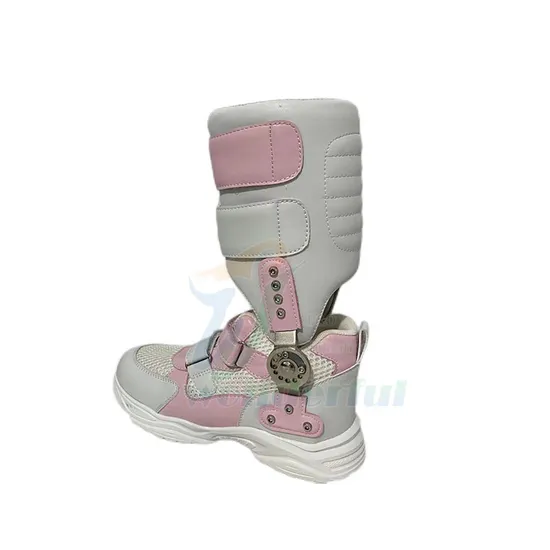Orthopedic Pink Breathable Non-Slip Shock-Absorbing Orthopedic Shoes for Kids
