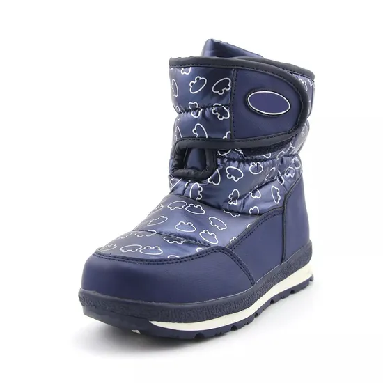 Stylish Blue Winter Boots for Kids - Comfortable & Warm