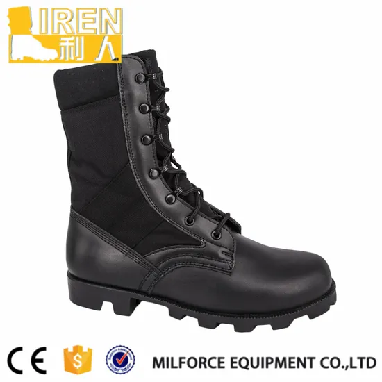 Military Style Hot Sell Black Police Tactical Boots