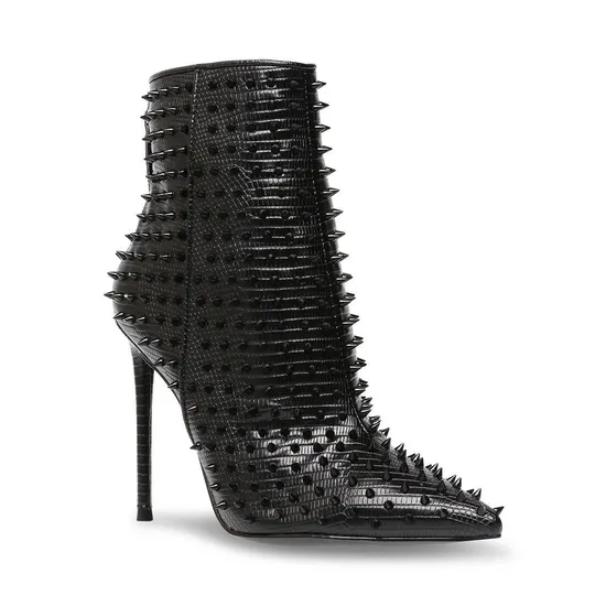 High Heel Ankle Boots with Studs Custom Boot Winter Studded Boots for Women