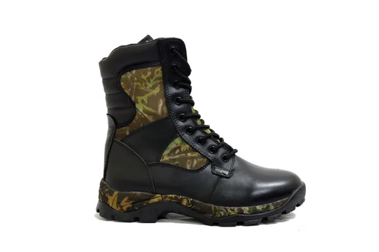 Black Boots Tactical Army Style Police Style Combat Boots