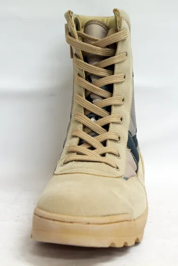 Camouflage Suede Desert Ankle Mens Boots
