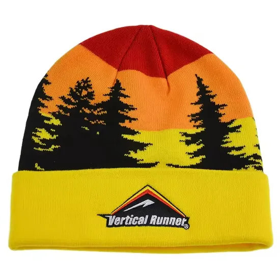 Brands Officially Licensed Factory OEM Custom Logo Unisex Acrylic Warm Beanie Hat