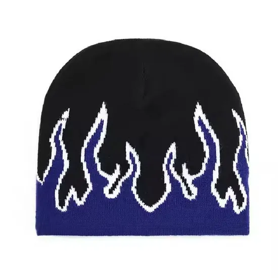 New Winter Fashion Warm Fire Cold Hat American Outdoor Camping Knitted Hat
