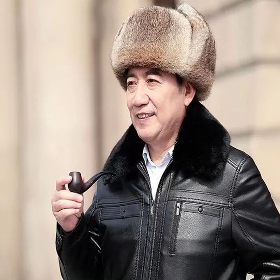 Polyester Bucket Hat Faux Fake Animal Fur for Promotion