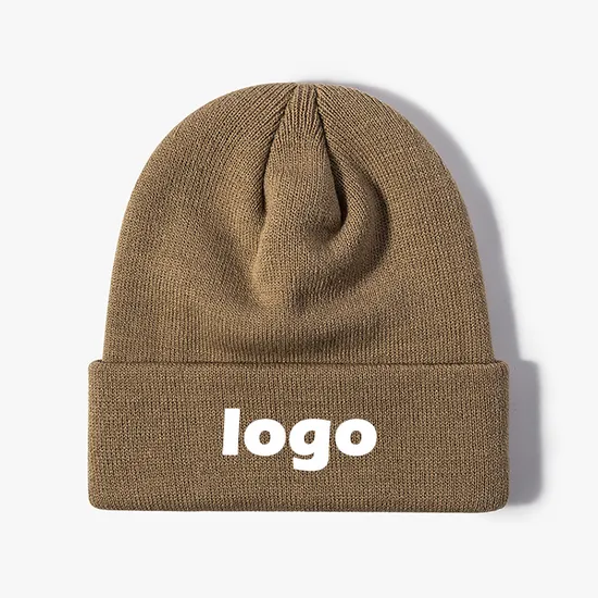 Unisex Winter Acrylic Knitted Beanie Hat Soft Warm High Quality Cable Knit Plain Beanies for Women and Men Factory Wholesale
