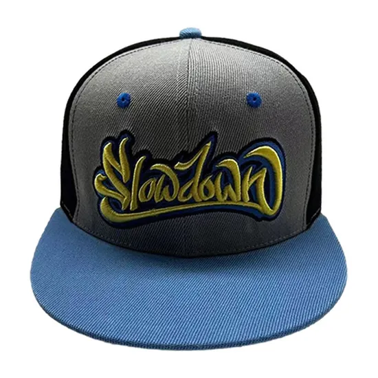 Plain Casual Sports Custom Embroidery Custom Logo Hats Casual Snapback Cap 3D Embroidery Hats Caps