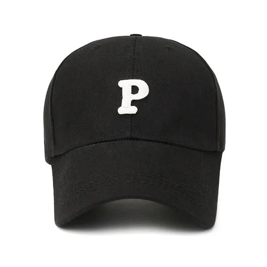 Spring and Summer New Labeling Letter P Baseball Cap Couples Fashion Trend Sunscreen Cheap Caps