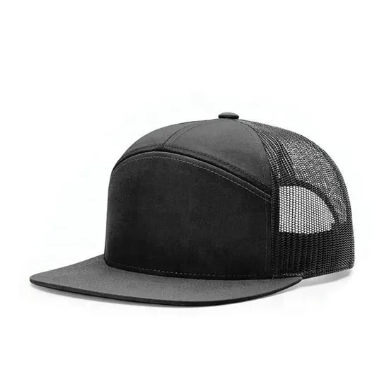 Fashion Trucker Hats Caps for Men 7-Piece Hat Custom Snapback Mesh Cap for Men