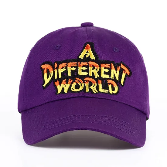 Promotional Purple Simple Embroidered Fashion Leisure Baseball Cap
