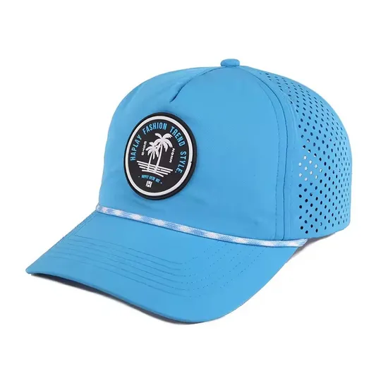 Custom Outdoor Microfiber Dry Fit Golf Hat Sport Laser Baseball Cap