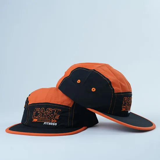 Custom Dri-Fit Running Hat, Mens Nylon Sports Hats, Light Weight Camping Caps