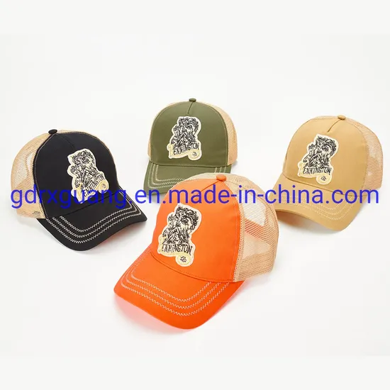 Wholesale Curved Brim Mesh Foam Custom Logo Hip-Hop Sports Baseball Hats Trucker Hats