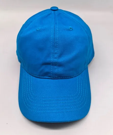 100% Cotton Twill Fabric Blank Baseball Cap Unstructured