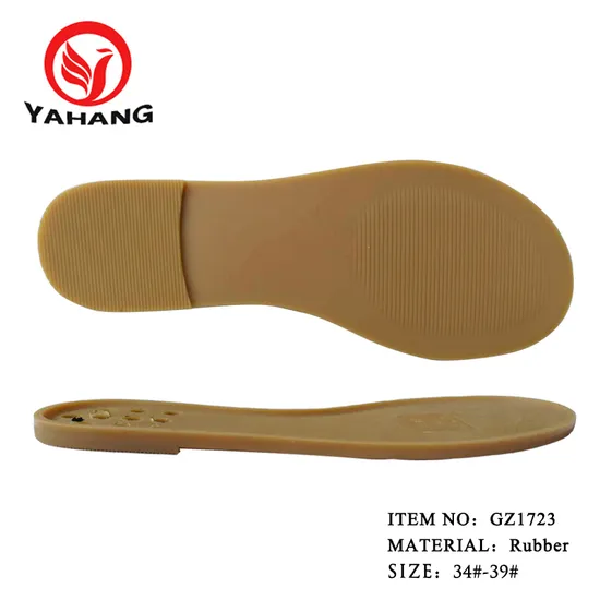 Best Price Flat Rubber Shoe Soles for Women Sandal Soles Flipflop Thin Outsole Summer Light Indoor Outdoor Soles