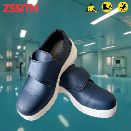 Hook and Loop Fastener Style Anti Smashing and Anti-Static Safety Shoes, Sustain OEM and ODM
