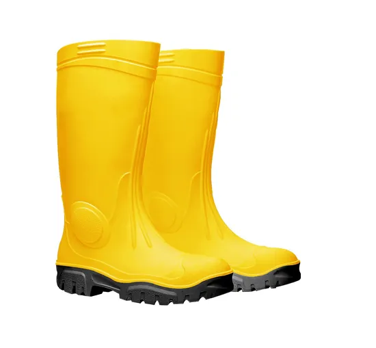 Industry Steel Toe Safety Wellington Rain Boots Rubber Waterproof Gumboots