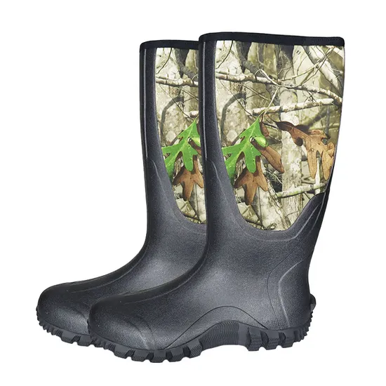 Customized Adult High Cut Camo Neoprene Outdoor Hunting Boots