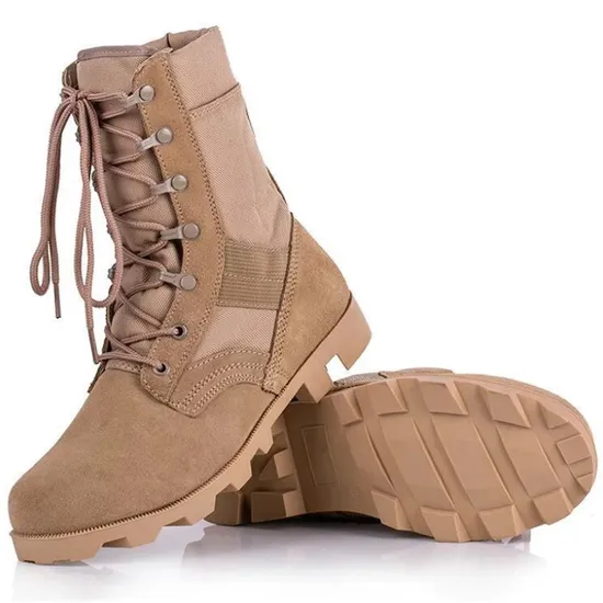 Factory Price Light Weight Jungle Boot Coyote Desert Boot with Zipper