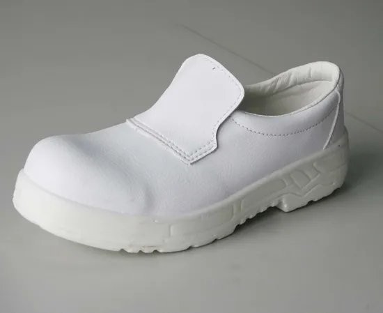 Cleanroom Steel Cap Steel Midsolt White Safety Shoes