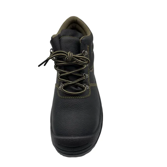 Anti-Slip Oil Water Proof Prevent Puncture Steel Toe Men Protection Industrial Work Leather Safety Shoes