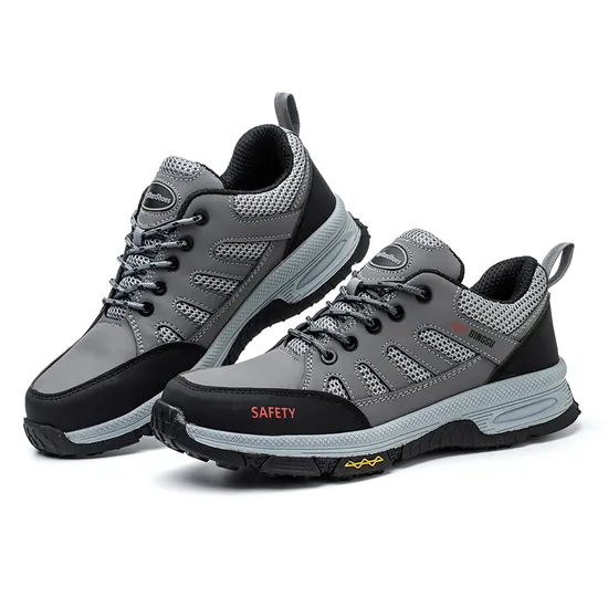 Factory Price Safety Boot Smashing Puncture-Proof Lightweight Steel Toe Safety Shoes for Men