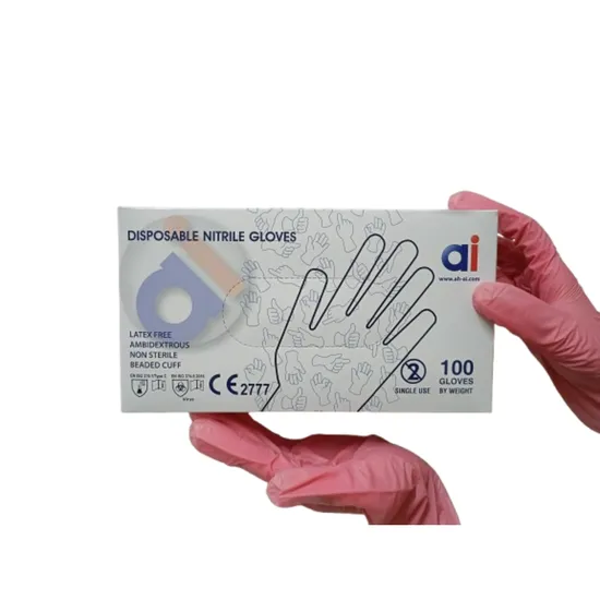 Blue/White/Black Beauty Salon Special /Food/Pharmaceutical Wholesale Disposable Vinyl Gloves Safety Examination Protective Rubble Nitrile Gloves