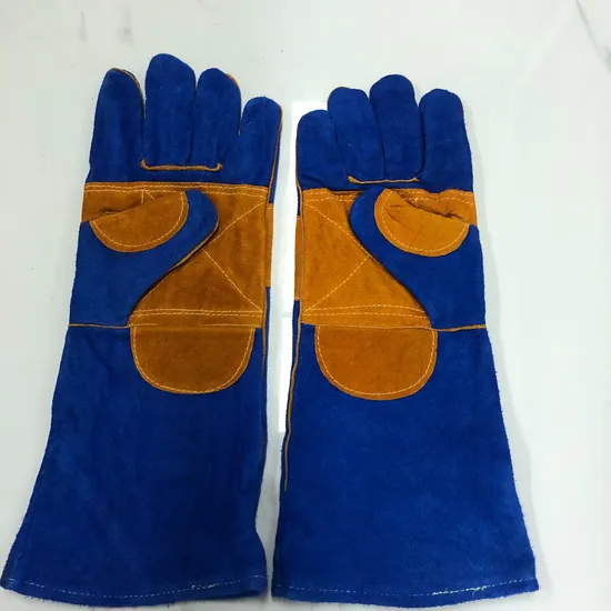 Safety Gloves Leather Welding Gloves Provides Flames Sparks and Welding Protection