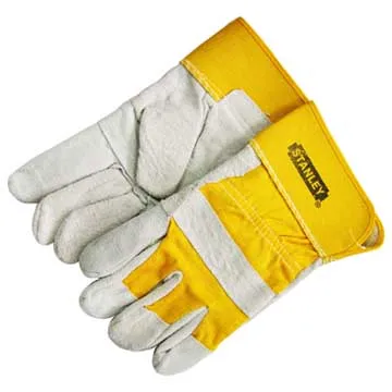 Cow Split Leather Working Gloves with CE Approved Ozero Men Heavy Duty Industrial Mechanic Sefety Welding Garden Hand Protection Work Gloves Yellow Leather with
