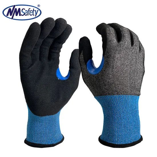 Nmsafety ANSI A4 En388 18g Thin Cut Resistant Safety Work Glove