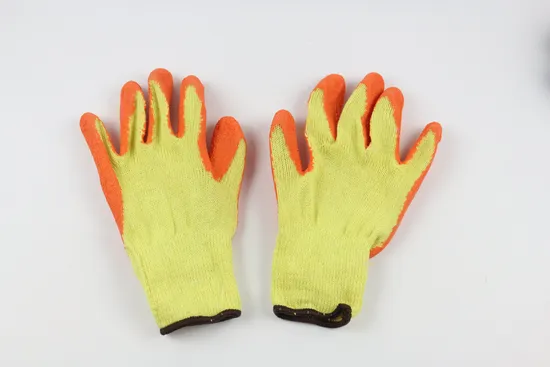 Latex Working Glove 10guage 7 Guage Knitted Cotton Latex Gloves