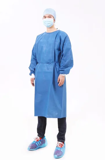 Nonwoven Disposable Doctor Medical Waterproof Reinforced Sterile Hospital Operation Surgery Clinics Pppe SMS Surgical Gown